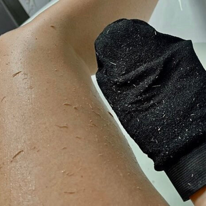 Guante Exfoliante Antivellos Encarnados