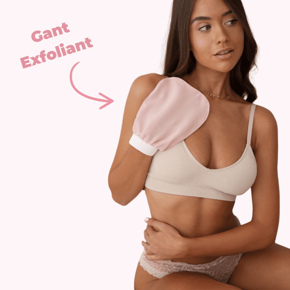 Guante Exfoliante Antivellos Encarnados